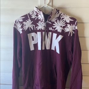 Pink brand Quarter zip sweatshirt